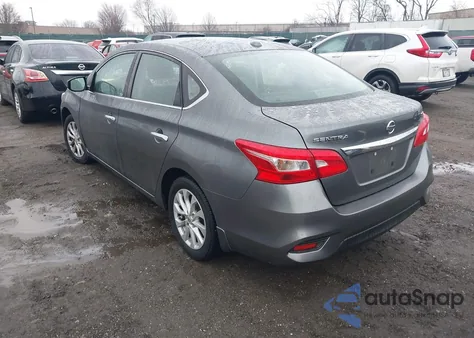 2018 Nissan Sentra Sv из США, поврежденный, VIN 3N1AB7AP3JL626989
